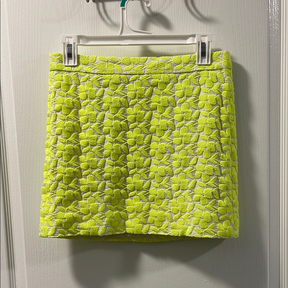 Floral Yellow Skirt. Size 0. EUC.